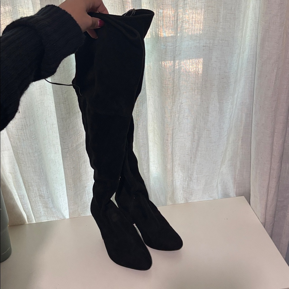 Black Over-the-Knee Boots